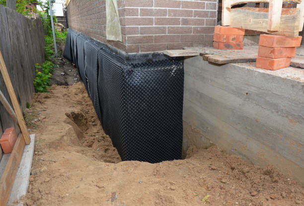 Happy homeowners after waterproofing job in Ten Mile